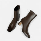 Women’s Ankle Boots Square Toe Block Heel Classic