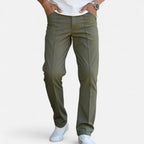 Men’s Trousers Straight Leg Smart Casual Regular Fit