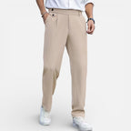 Men’s Trousers Classic Fit Elegant Tailored Style