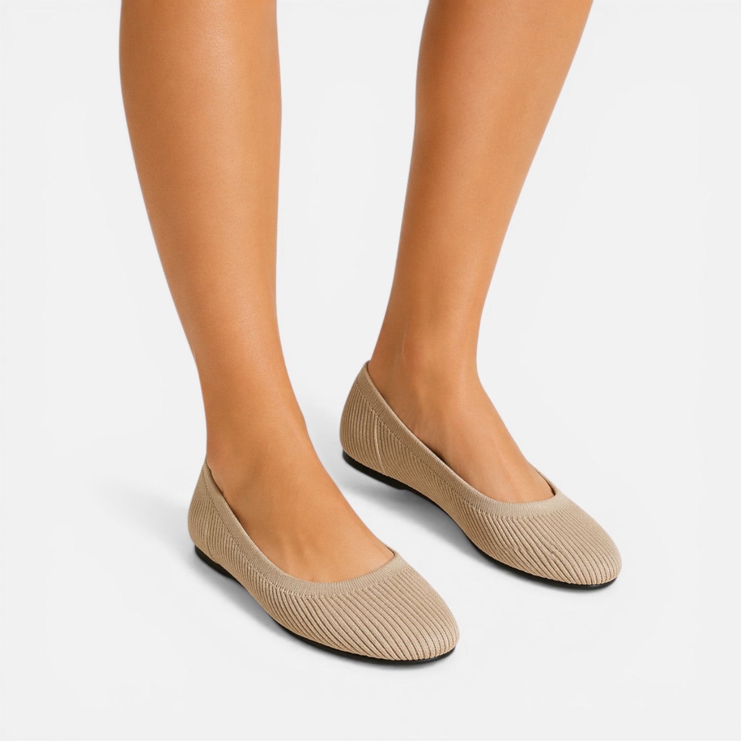 Felorro | Women’s Knit Ballet Loafers Comfort Slip-On Casual Shoes