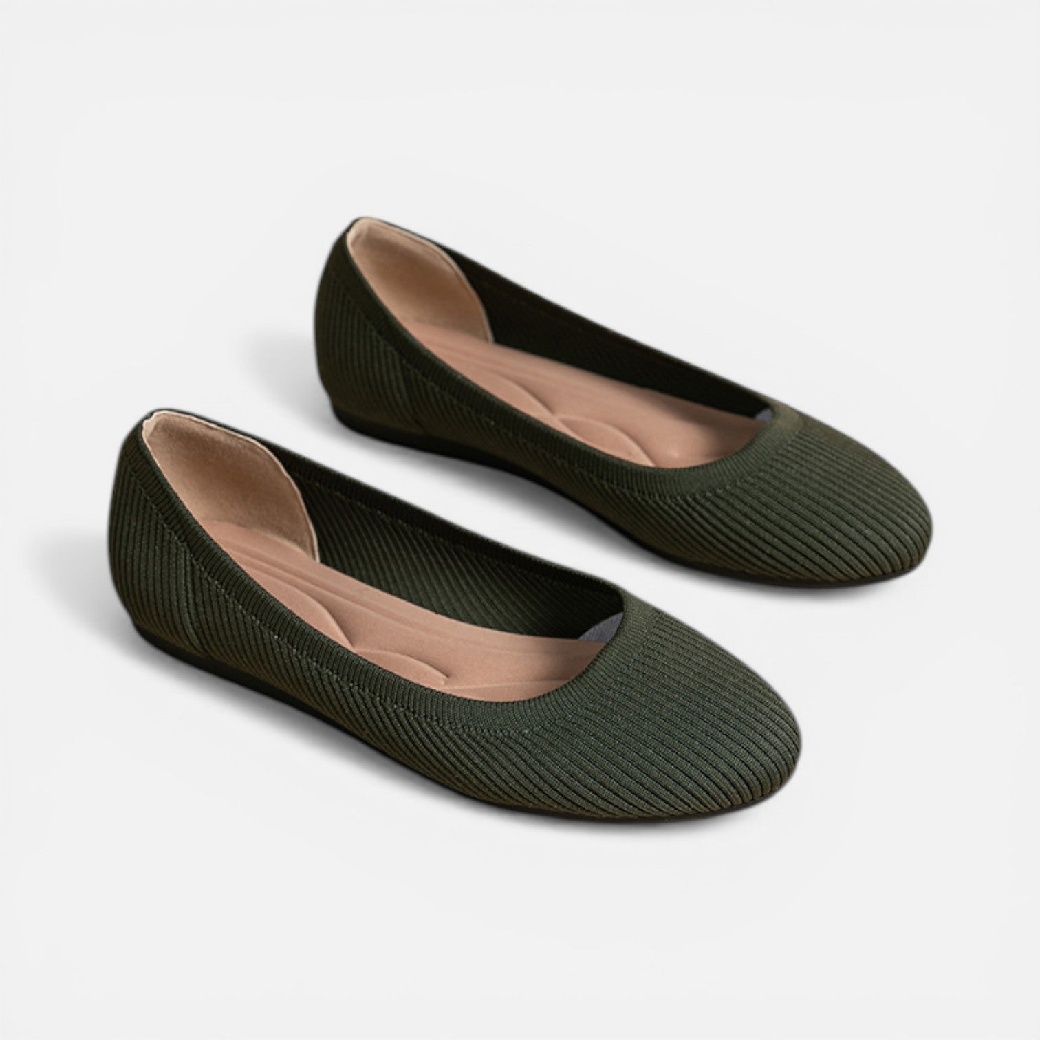 Felorro | Women’s Knit Ballet Loafers Comfort Slip-On Casual Shoes