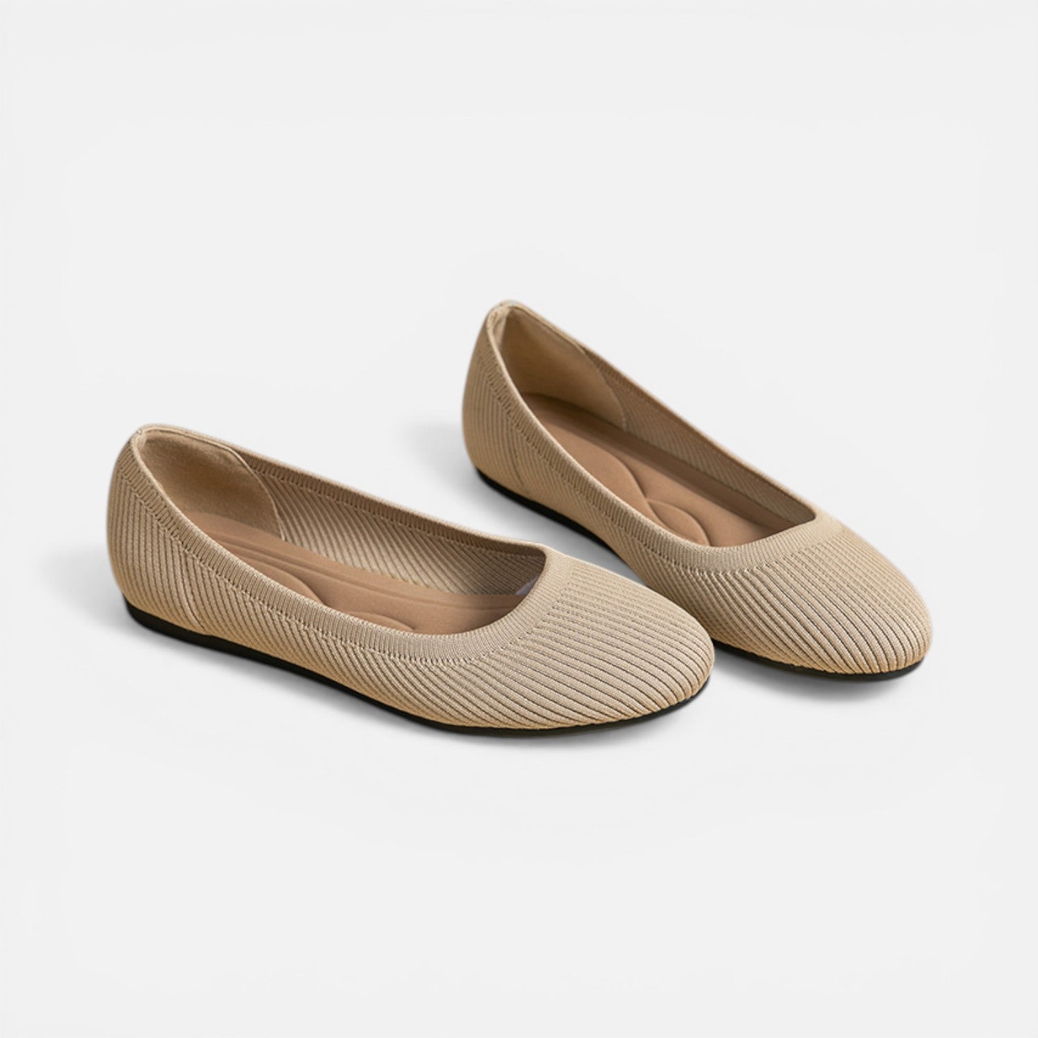 Felorro | Women’s Knit Ballet Loafers Comfort Slip-On Casual Shoes