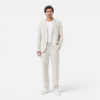 Felorro | Men’s Linen Suit Set Lightweight Breathable Summer Classic Fit