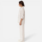 Women’s Striped Button Down Shirt Relaxed Fit Lightweight