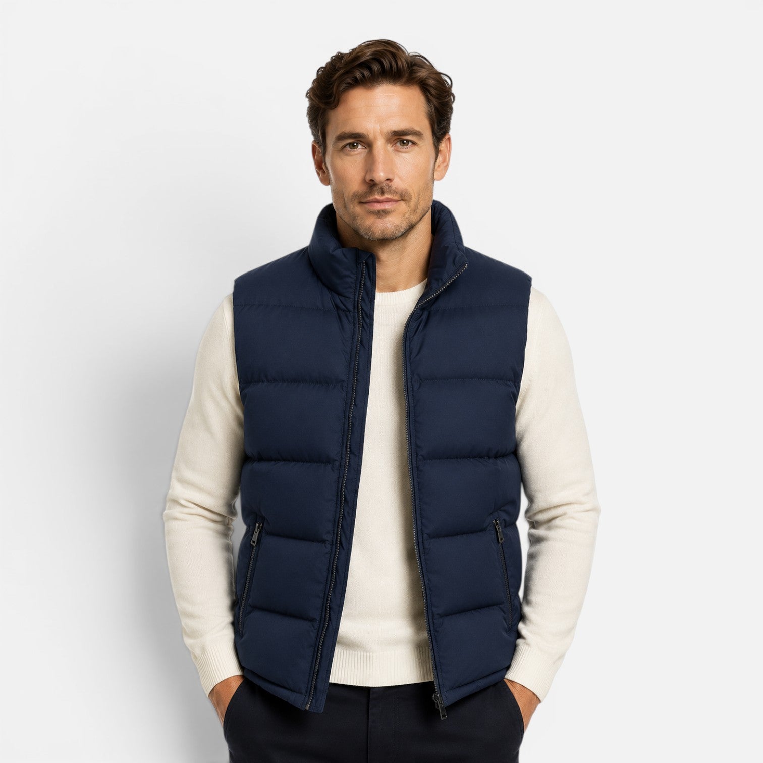 Felorro | Men’s Quilted Puffer Vest Lightweight Warmth Classic Fit