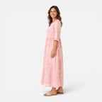 Felorro | Women’s Summer Floral Midi Dress Lightweight