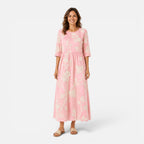 Felorro | Women’s Summer Floral Midi Dress Lightweight