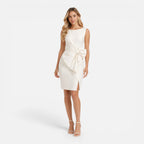Felorro | Women’s Elegant Cocktail Dress – Slim Fit Bow Waist Party Wear