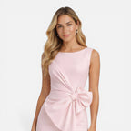 Felorro | Women’s Elegant Cocktail Dress – Slim Fit Bow Waist Party Wear
