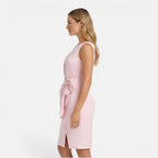 Felorro | Women’s Elegant Cocktail Dress – Slim Fit Bow Waist Party Wear