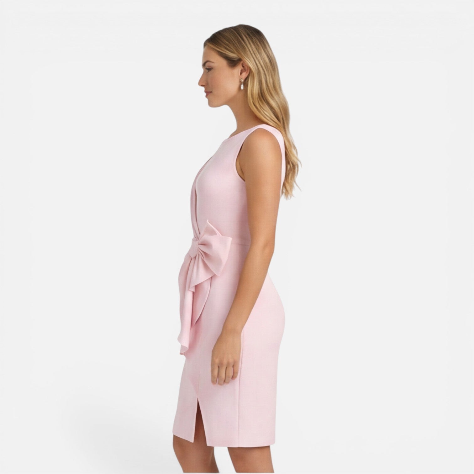 Felorro | Women’s Elegant Cocktail Dress – Slim Fit Bow Waist Party Wear