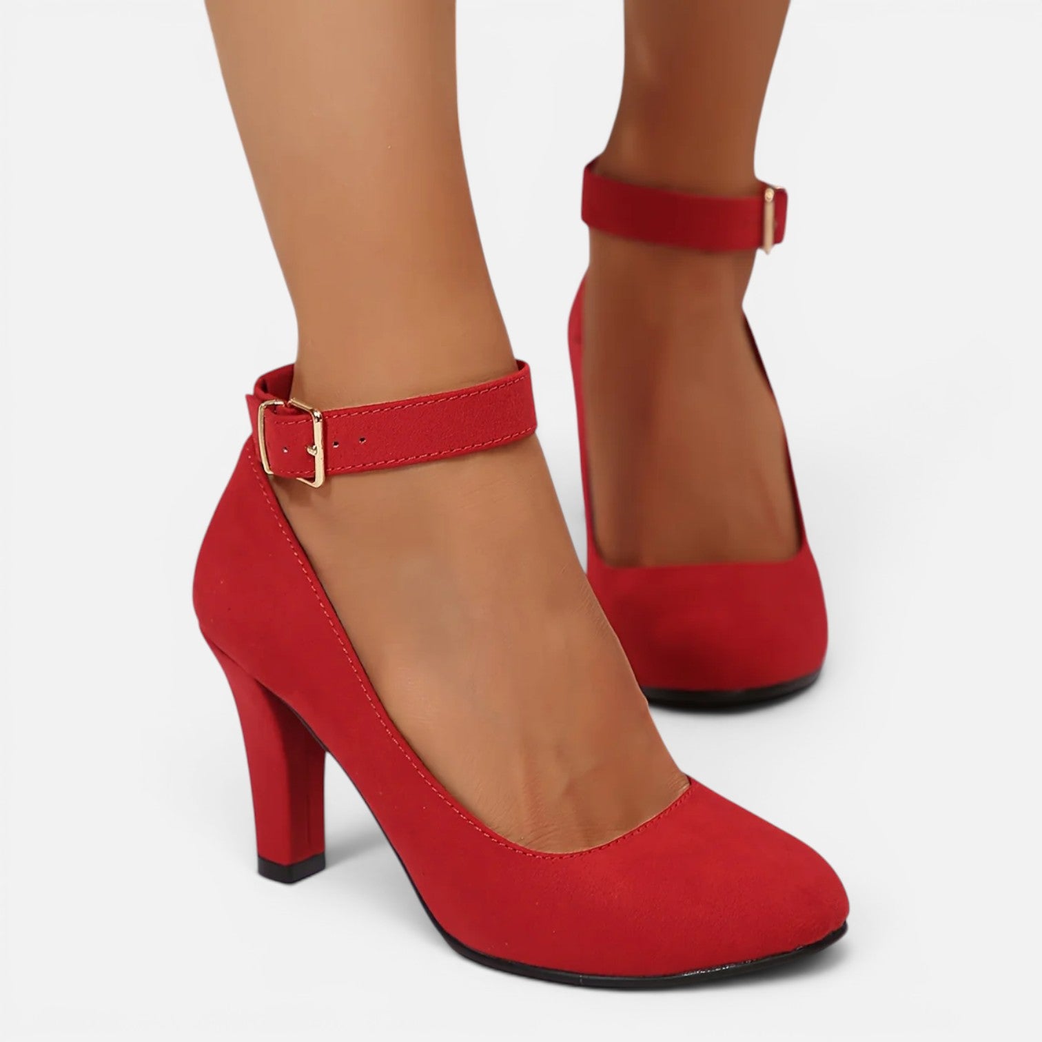 Felorro | Women’s Ankle Strap High Heels Classic Pointed Toe Sandals