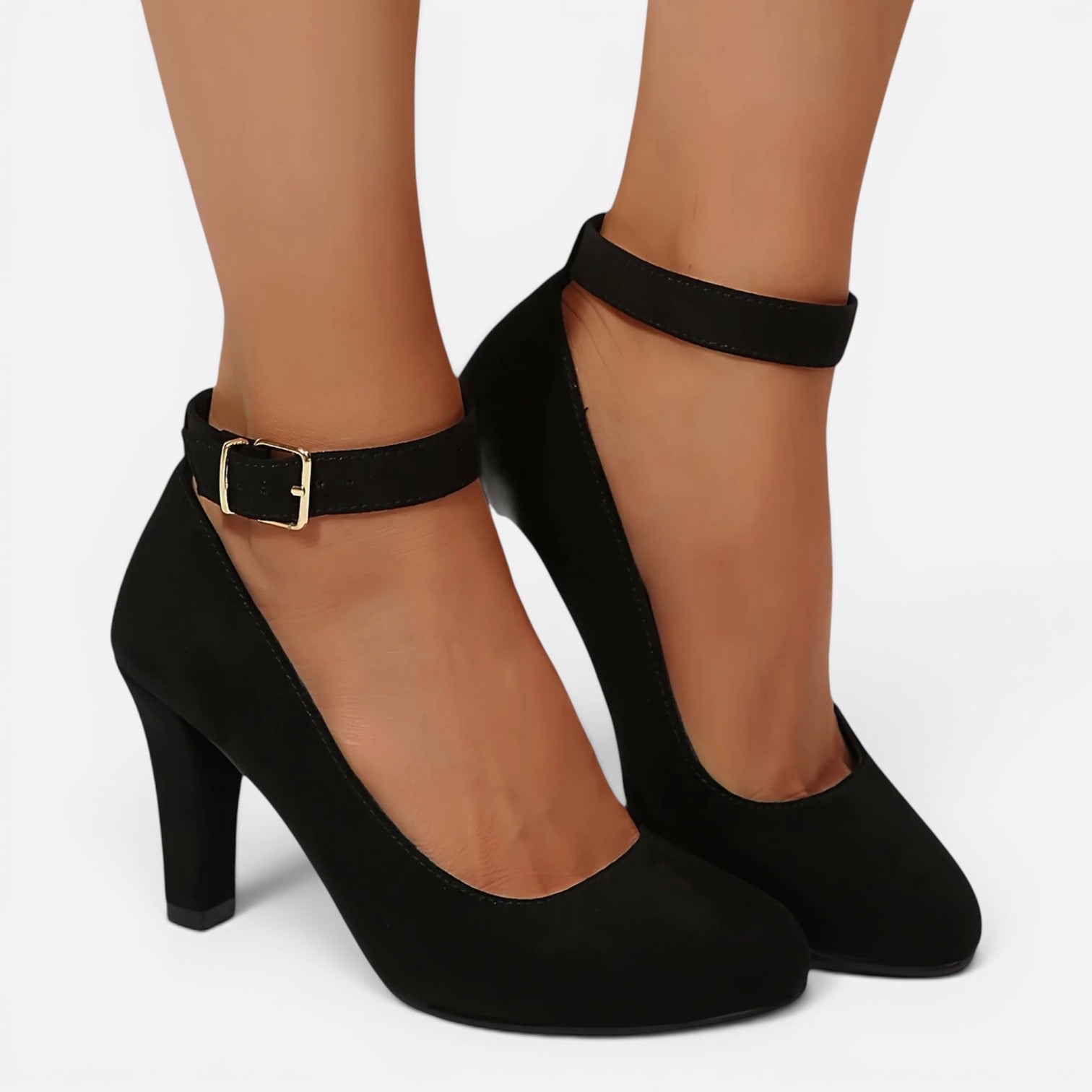 Felorro | Women’s Ankle Strap High Heels Classic Pointed Toe Sandals