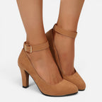 Felorro | Women’s Ankle Strap High Heels Classic Pointed Toe Sandals