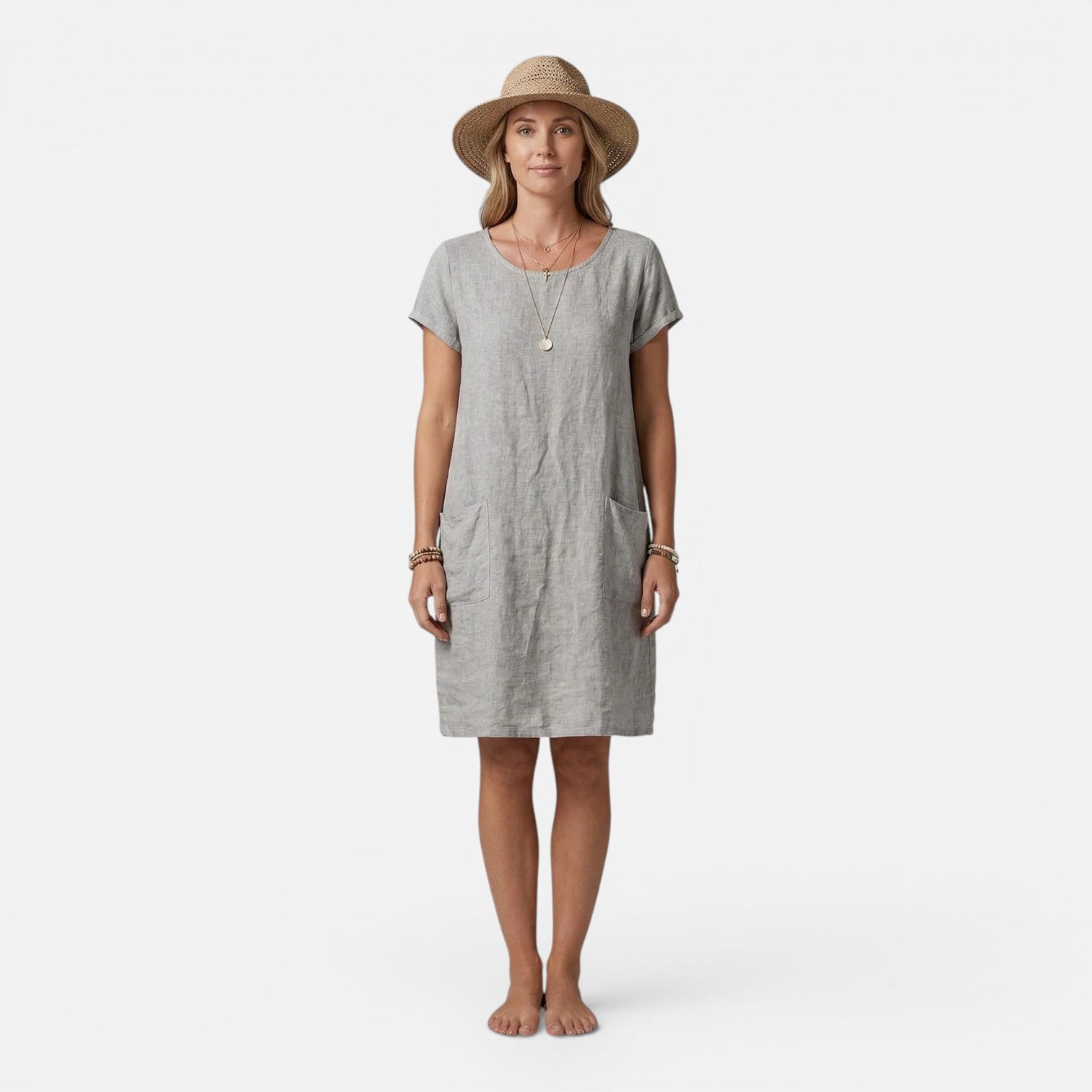 Felorro | Women’s Lightweight Dress Relaxed Fit Breathable Casual With Pockets