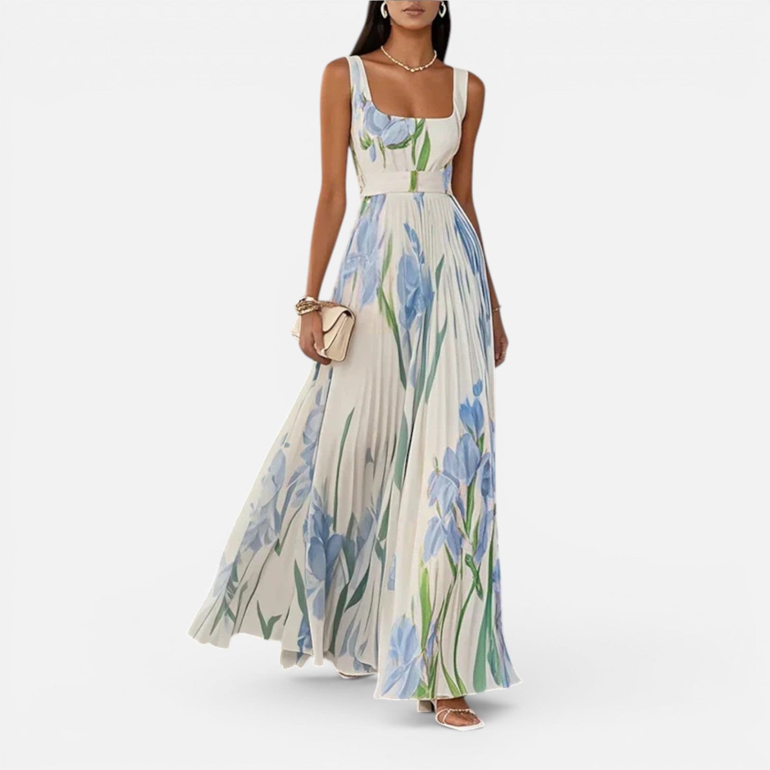 Felorro | Women’s Floral Elegant Maxi Dress