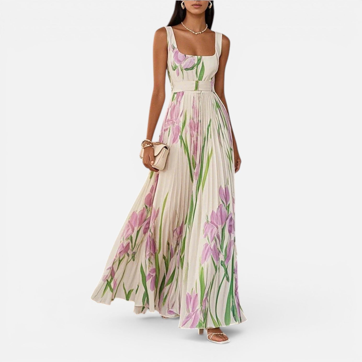 Felorro | Women’s Floral Elegant Maxi Dress