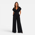 Felorro | Women’s Wide Leg Jumpsuit with Pockets