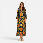 Felorro | Bohemian Floral Maxi Dress