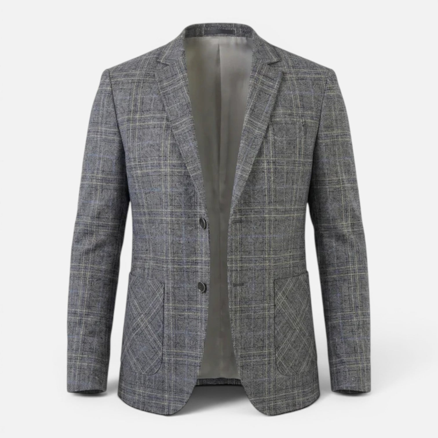 Felorro | Men's Checked Blazer Jacket Slim Fit