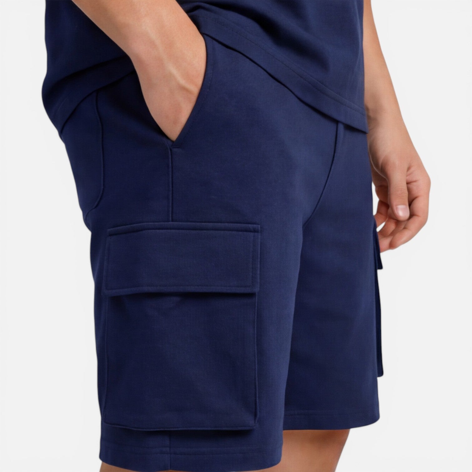 Felorro | Men’s Matching T-Shirt and Cargo Shorts Set Casual Summer