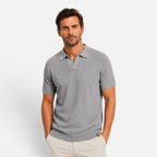Felorro | Men’s Slim Fit Knit Polo Shirt Lightweight Breathable Wear