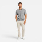 Felorro | Men’s Slim Fit Knit Polo Shirt Lightweight Breathable Wear