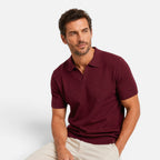 Felorro | Men’s Slim Fit Knit Polo Shirt Lightweight Breathable Wear