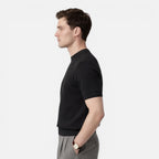 Felorro | Men’s Slim Fit Knit T-Shirt Breathable Cotton Summer Wear