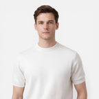 Felorro | Men’s Slim Fit Knit T-Shirt Breathable Cotton Summer Wear
