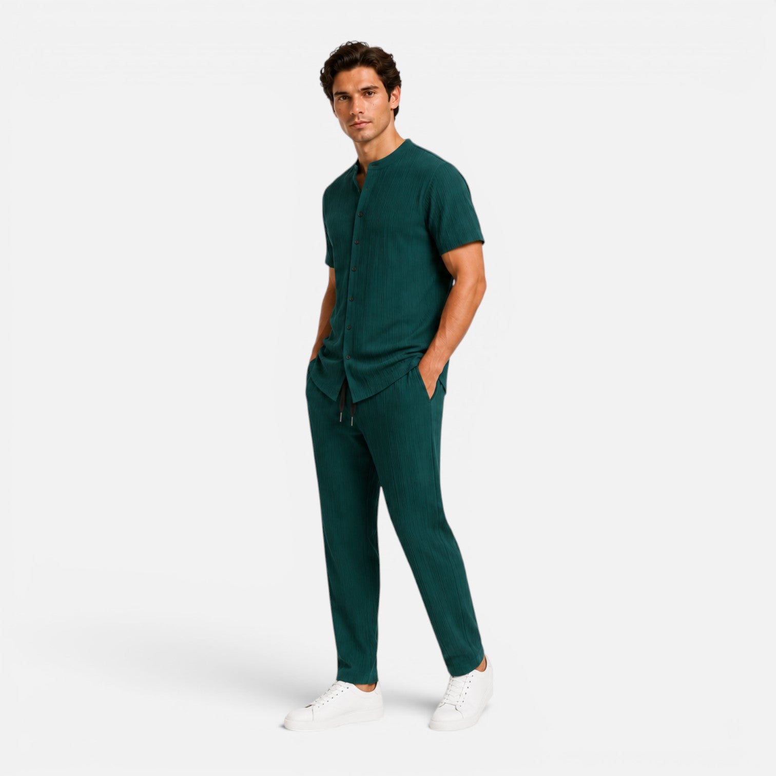 Felorro | Men's Summer Matching Set with Lightweight Shirt and Trousers