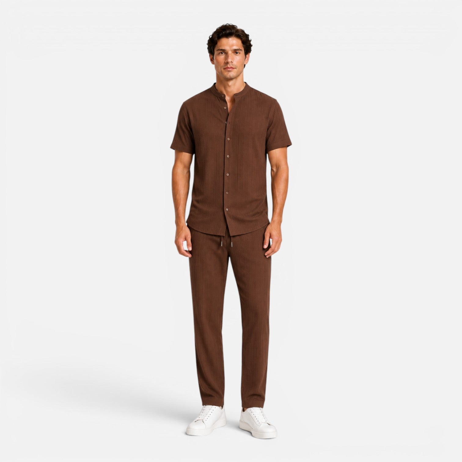 Felorro | Men's Summer Matching Set with Lightweight Shirt and Trousers