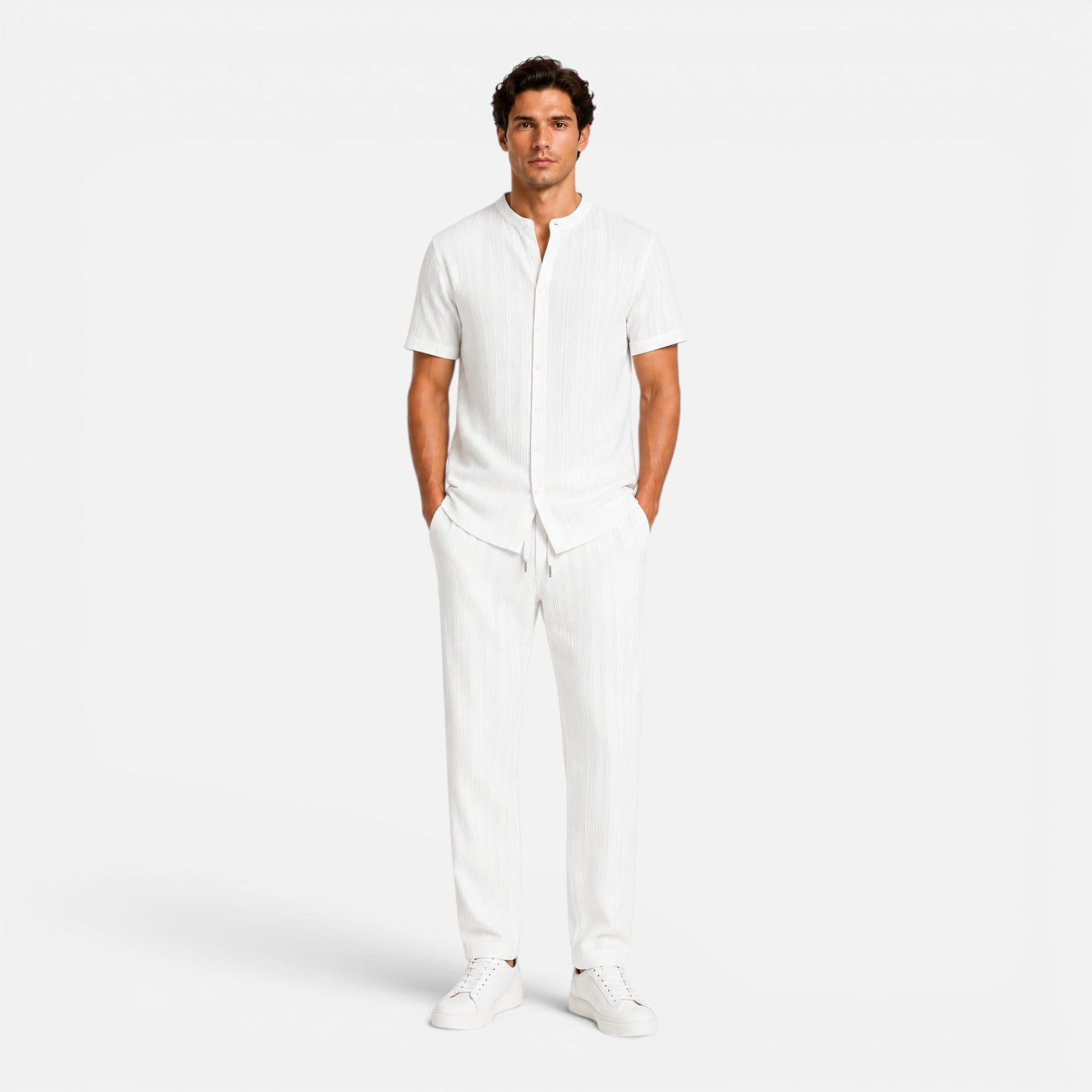 Felorro | Men's Summer Matching Set with Lightweight Shirt and Trousers