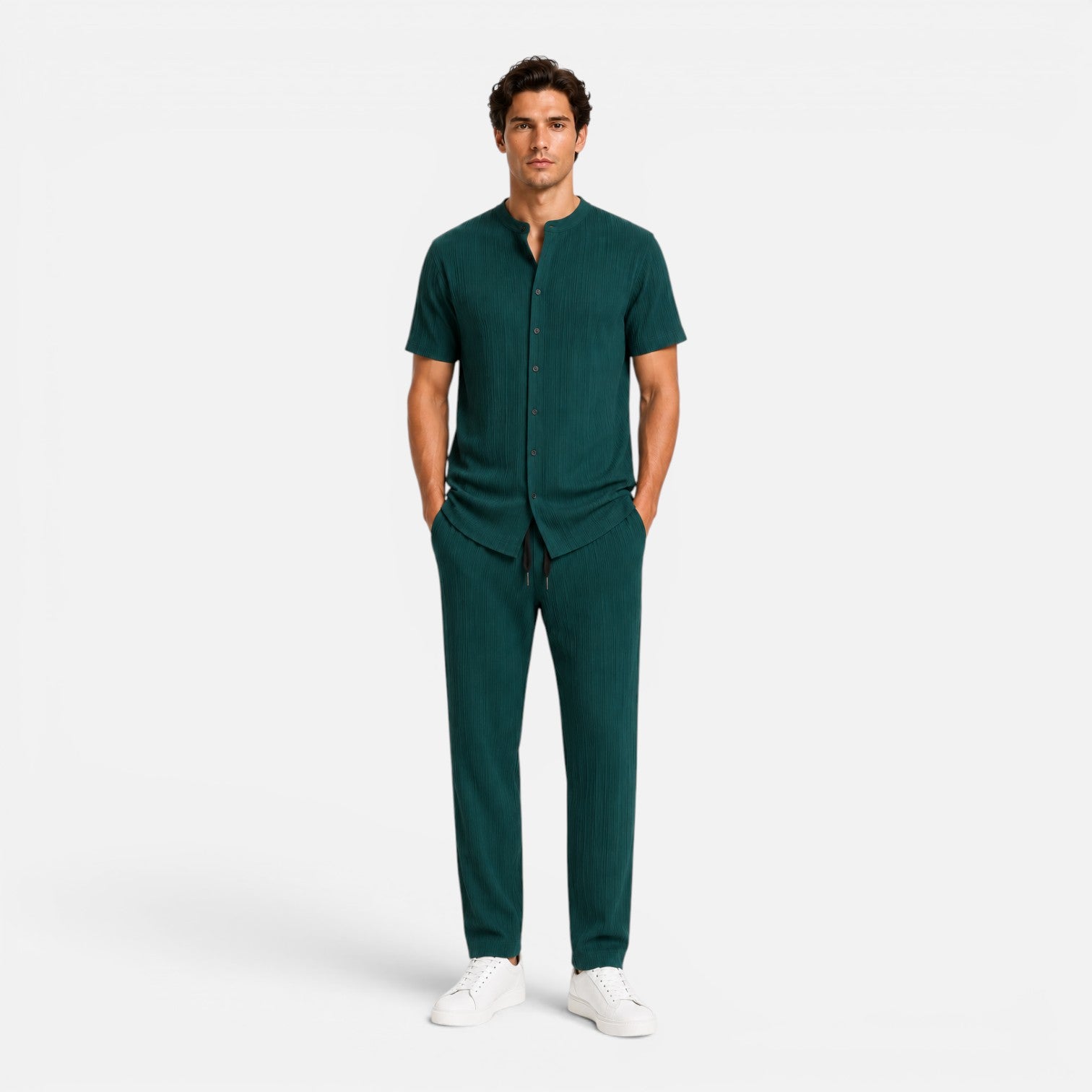 Felorro | Men's Summer Matching Set with Lightweight Shirt and Trousers
