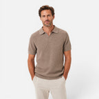 Felorro | Men’s Textured Knit Polo – Lightweight Summer Shirt
