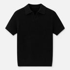 Felorro | Men’s Textured Knit Polo – Lightweight Summer Shirt