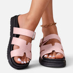 Felorro | Orthopedic Platform Sandals for Women – Adjustable Wide Fit Comfort Sandals