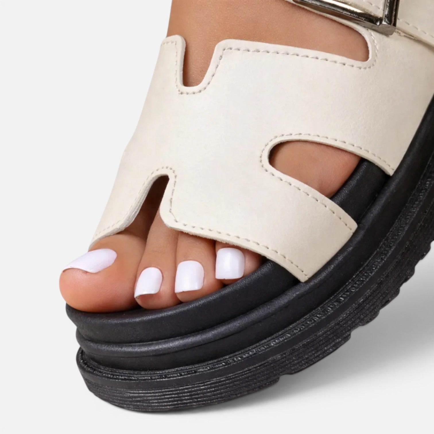 Felorro | Orthopedic Platform Sandals for Women – Adjustable Wide Fit Comfort Sandals