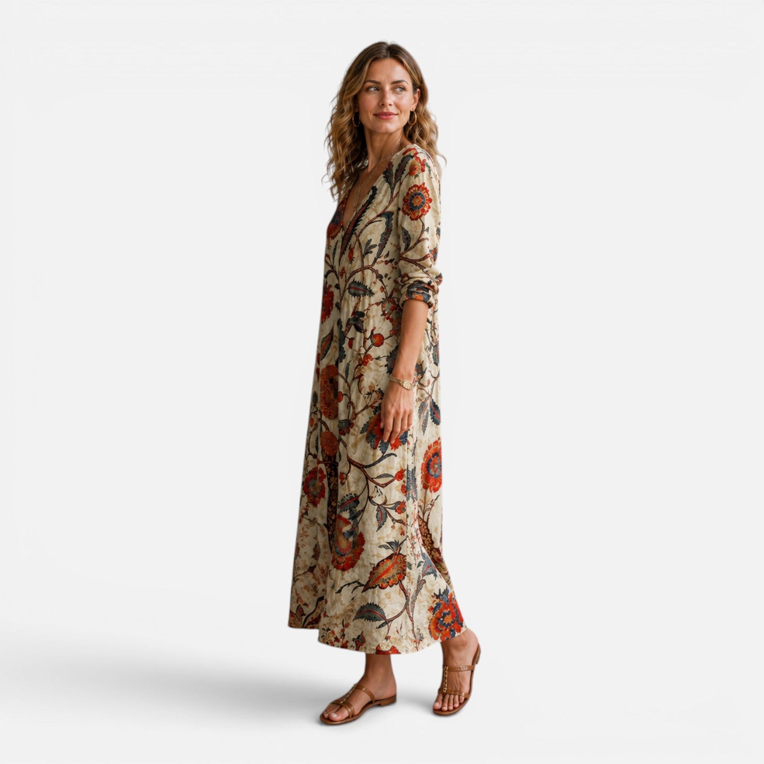 Felorro | Women’s Bohemian Floral Maxi Dress
