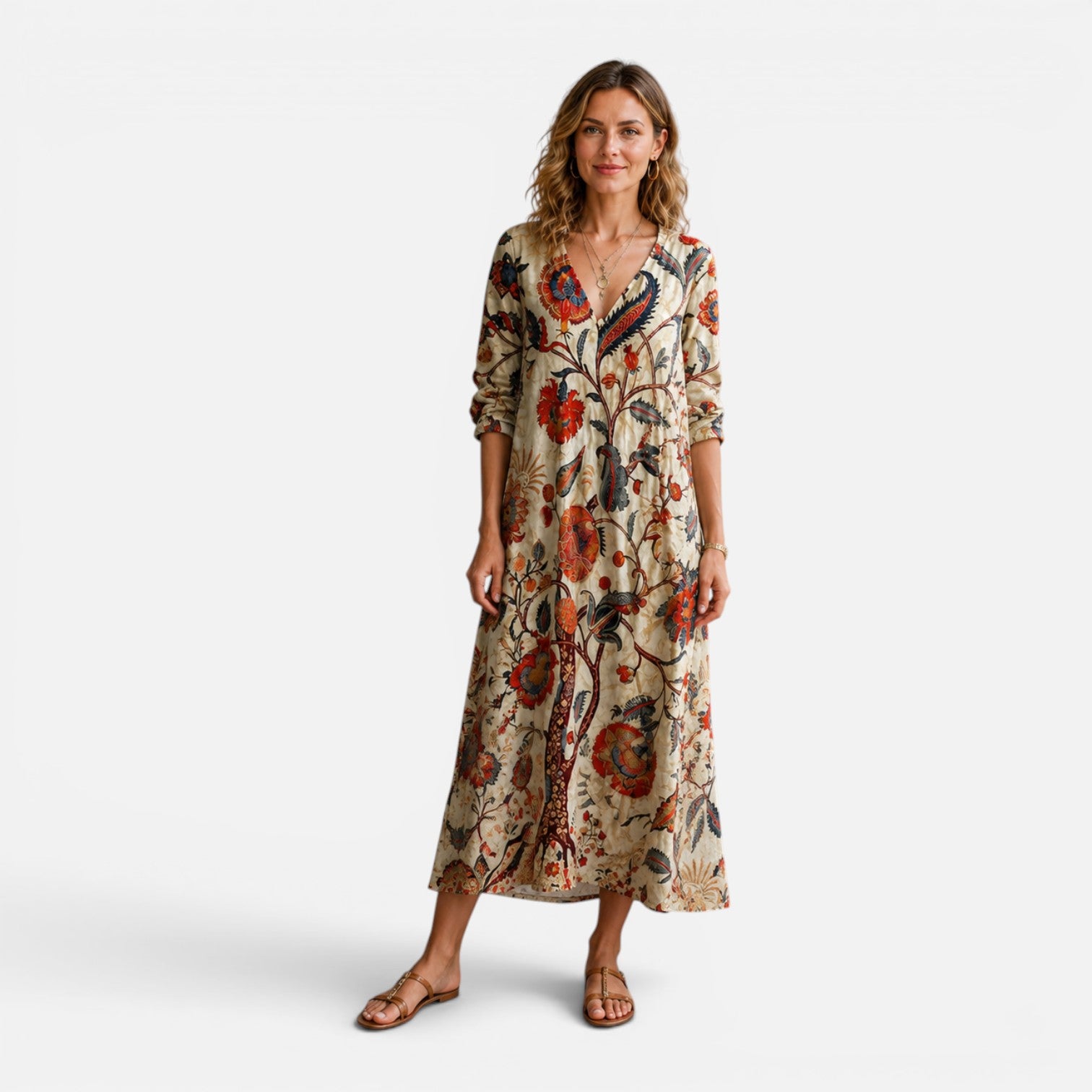 Felorro | Women’s Bohemian Floral Maxi Dress