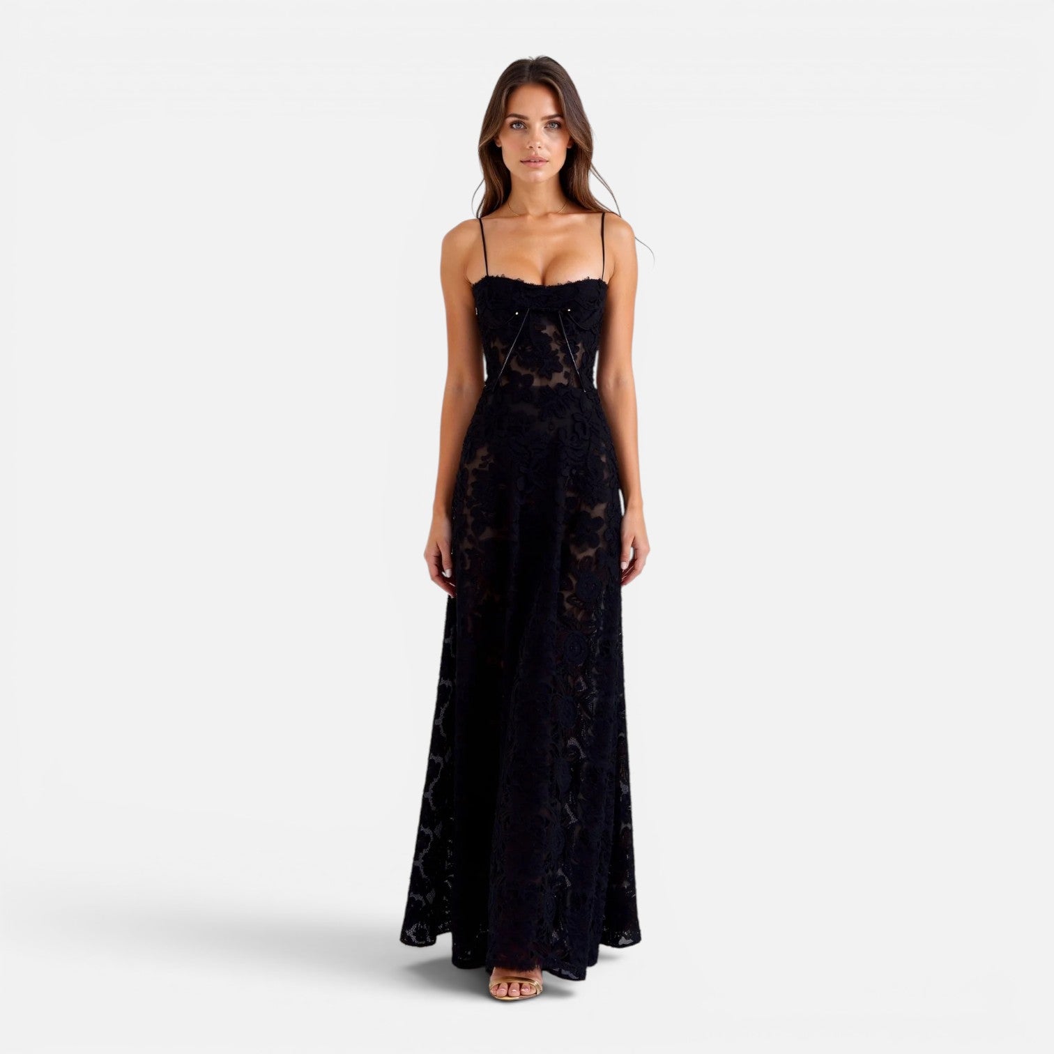 Felorro | Women’s Corset Maxi Dress Wedding Guest