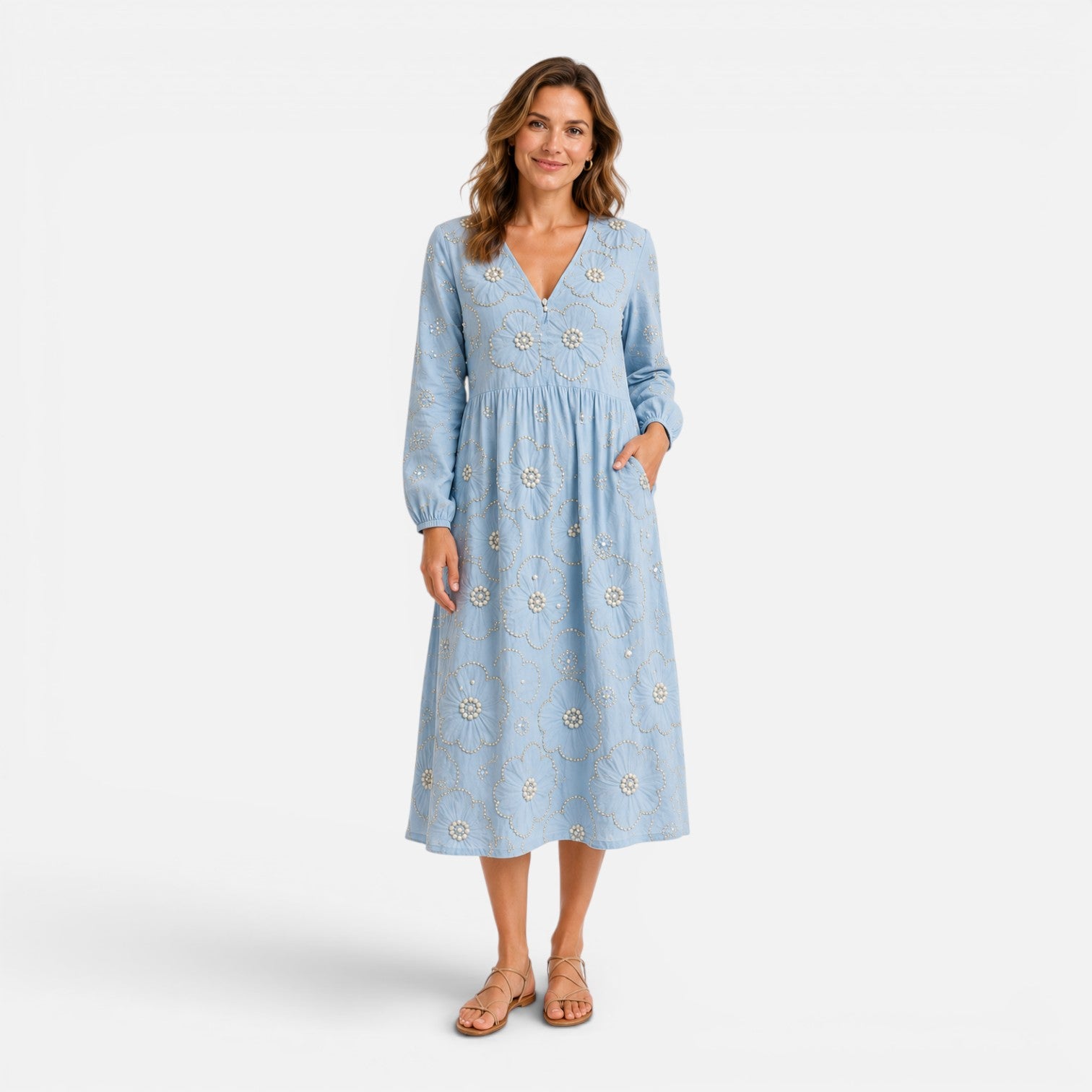 Felorro | Women’s Floral Midi Dress