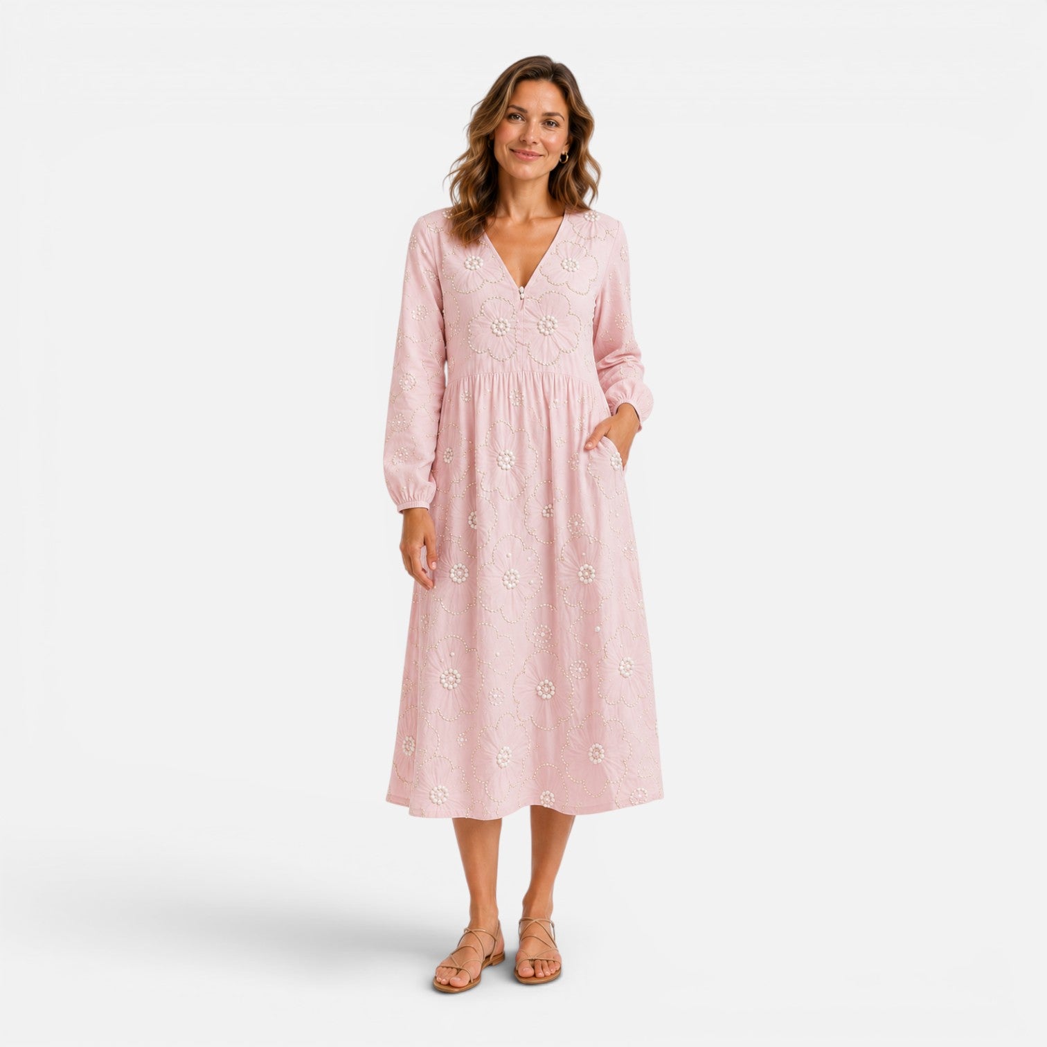 Felorro | Women’s Floral Midi Dress