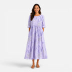 Felorro | Women’s Floral Midi Dress – Spring Summer Dress