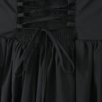 Felorro | Women’s Halter Neck Corset Midi Dress Backless Fit and Flare Party Dress