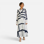 Felorro | Women’s Oversized Shirt Maxi Dress Geometric Print Loose Fit