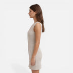 Felorro | Women’s Striped Dress Sleeveless Button Front Slim Fit