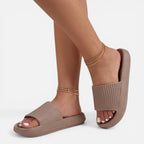 Felorro | Women’s Slide Sandals Soft Cushioned Comfort Non Slip Summer