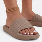 Felorro | Women’s Slide Sandals Soft Cushioned Comfort Non Slip Summer