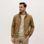Men’s Lightweight Zip-Up Summer Jacket for Smart Casual Wear